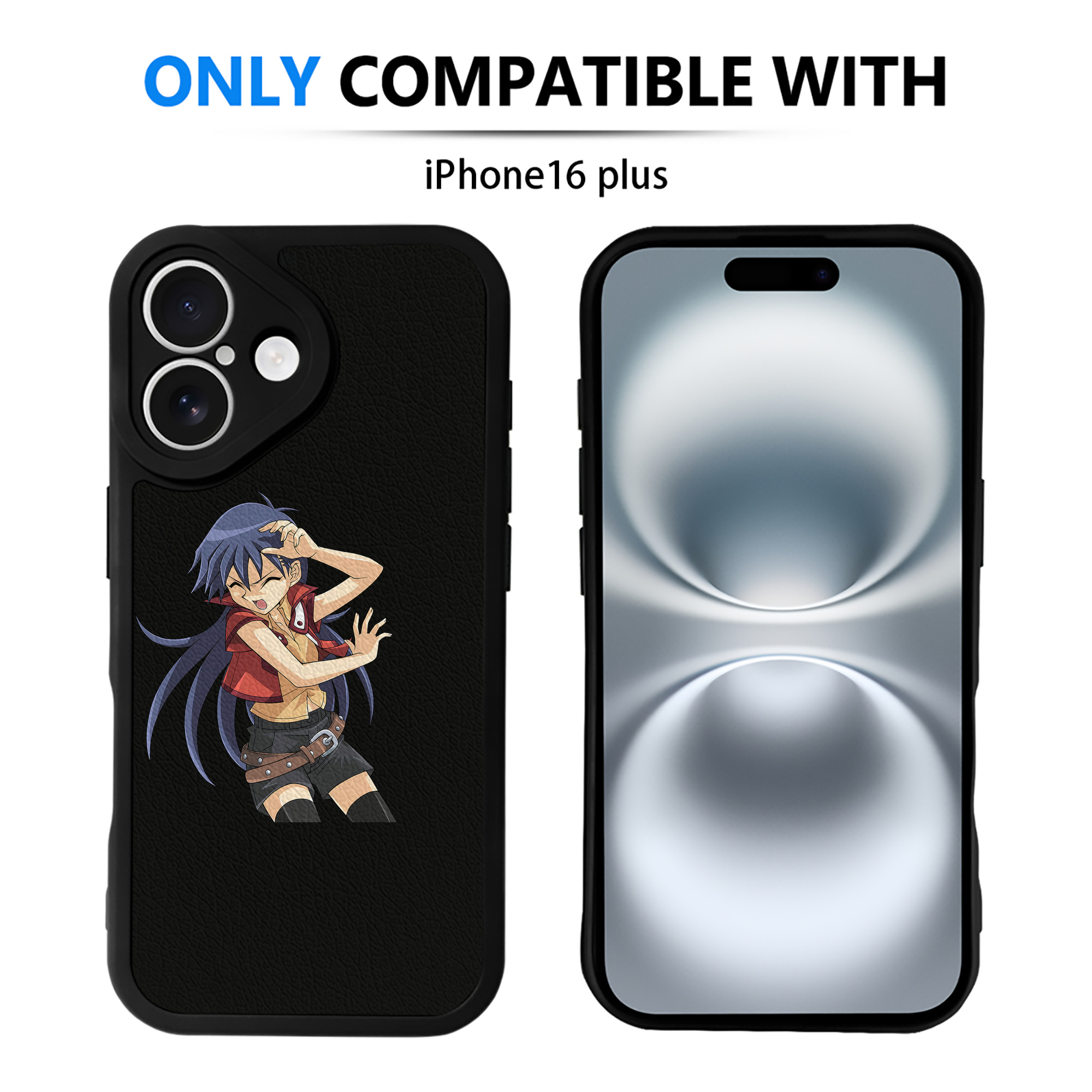 （画像用） 遊☆戯☆王 Yu-Gi-Oh! 【iPhone 16シリーズ対応】シリコンスマホケース（レザー調） 材質：シリコン